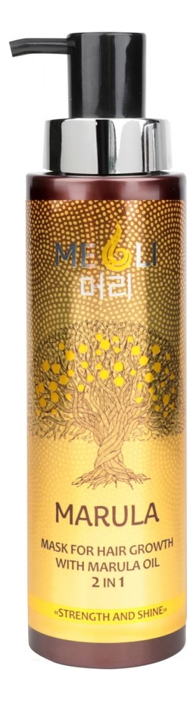 

Маска для роста волос с маслом марулы Mask For Hair Growth With Marula Oil 2 in 1 400мл