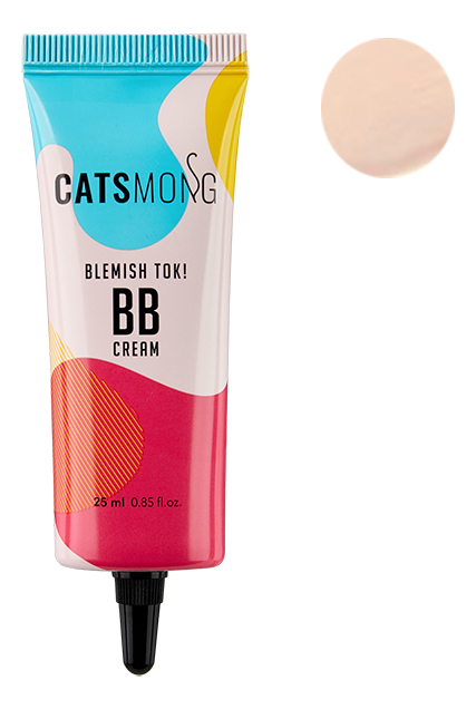 

Увлажняющий BB крем Blemish Tok! SPF50+ PA+++ 25мл: 21 Светло-бежевый, Увлажняющий BB крем Blemish Tok! SPF50+ PA+++ 25мл