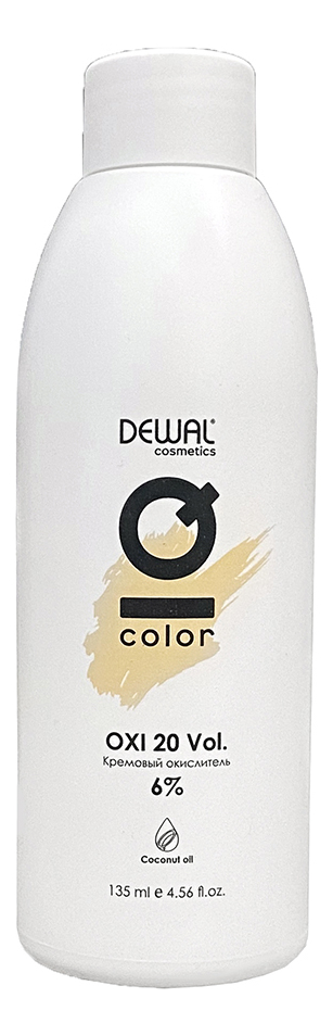 Кремовый окислитель с кокосовым маслом Cosmetics IQ Color OXI 6%: Окислитель 135мл