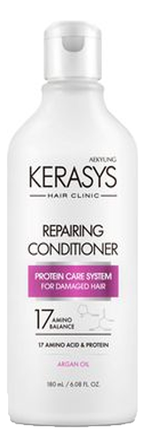 Восстанавливающий кондиционер для волос Hair Clinic Repairing Conditioner: Кондиционер 180мл кондиционер для волос оздоравливающий hair clinic revitalizing conditioner кондиционер 180мл