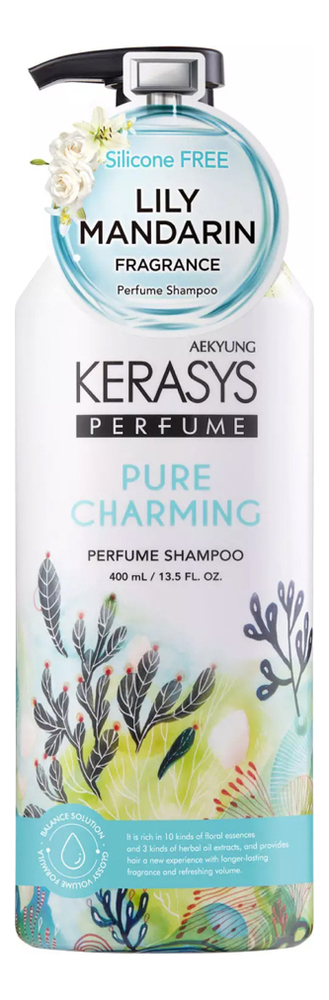 

Шампунь для сухих и ломких волос Pure & Charming Perfumed Shampoo: Шампунь 400мл, Шампунь для сухих и ломких волос Pure & Charming Perfumed Shampoo