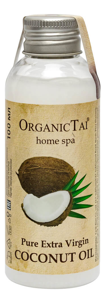 

Кокосовое масло холодного отжима Pure Extra Virgin Oil Coconut: Масло 100мл, Кокосовое масло холодного отжима Pure Extra Virgin Oil Coconut