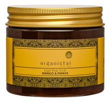 Organic Tai Скраб для тела на основе тростникового сахара Sugar Body Scrub Mango & Papaya 200мл