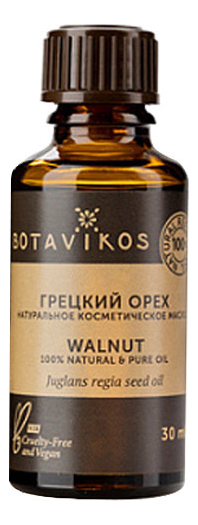 

Натуральное жирное масло Грецкий орех 100% Juglans Regia L. Oil 30мл