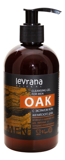 

Гель для умывания с экстрактом коры английского дуба Oak Cleansing Gel For Men 300мл