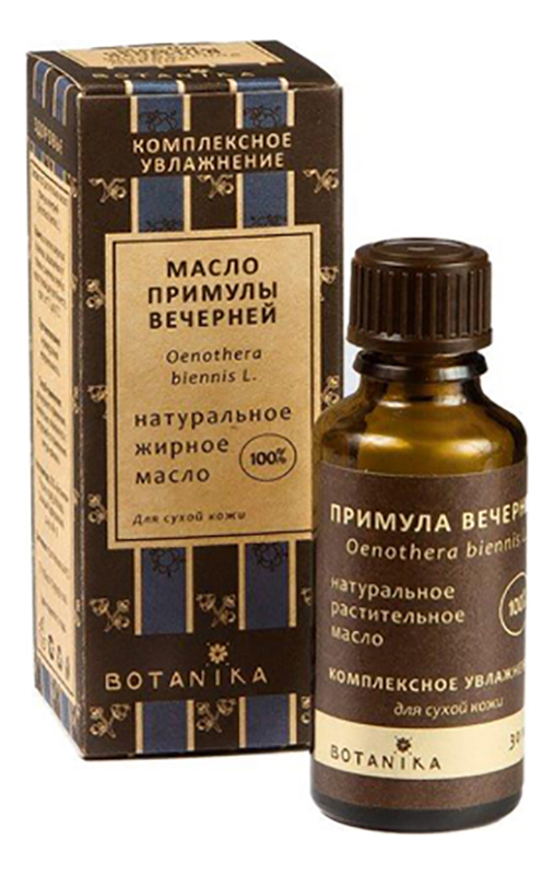 Купить Натуральное жирное масло Примула вечерняя 100% Oenothera Biennis Oil 30мл, Botavikos