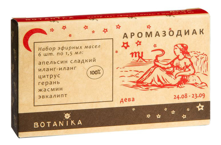 

Набор эфирных масел Дева Essential Oil Virgo 6*1,5мл