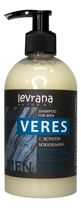 Купить Шампунь для волос с экстрактом можжевельника Veres Shampoo For Men 300мл, Levrana