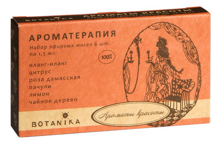 

Набор эфирных масел 100% Ароматы красоты 6*1,5мл