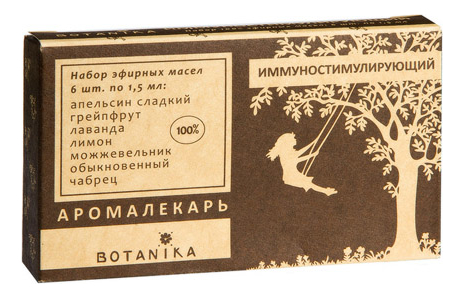 

Набор эфирных масел 100% Иммуностимулирующий 6*1,5мл