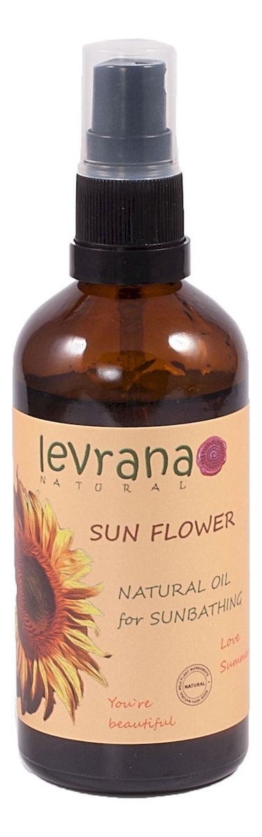 Масло для загара Natural Oil Sun Flower 100мл от Randewoo