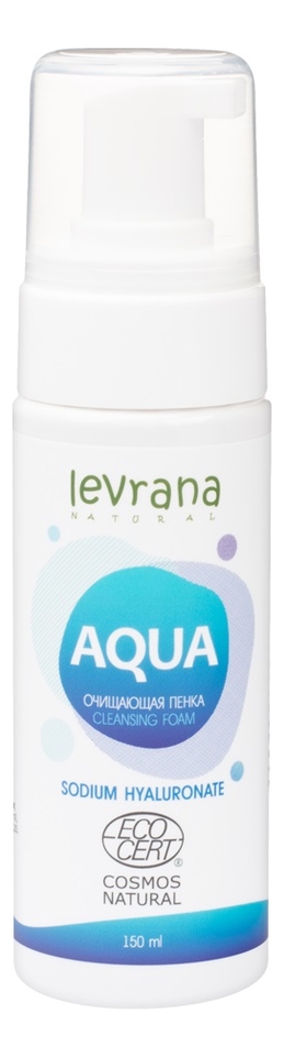 

Очищающая пенка с гиалуроновой кислотой Aqua Cleansing Foam Sodium Hyaluronate: Пенка 150мл, Очищающая пенка с гиалуроновой кислотой Aqua Cleansing Foam Sodium Hyaluronate