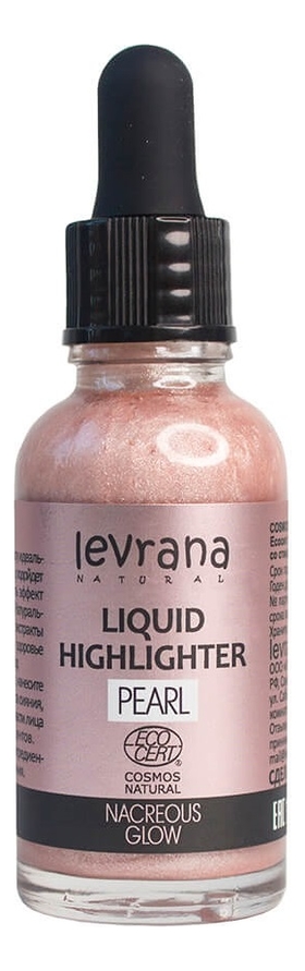 

Хайлайтер для лица Liquid Highlighter 30мл: Pearl Nacreous Glow, Хайлайтер для лица Liquid Highlighter 30мл