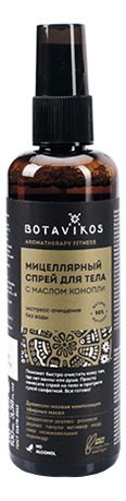 

Мицеллярный спрей для тела с маслом конопли Aromatherapy Fitness 100мл