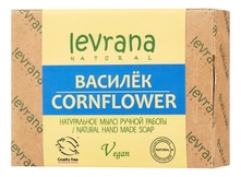 Levrana Натуральное мыло ручной работы Василек Cornflower Natural Hand Made Soap 100г