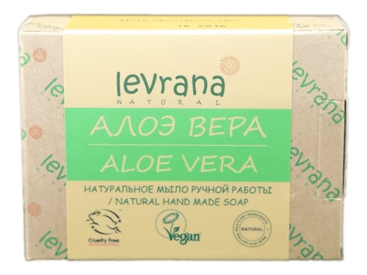 

Натуральное мыло ручной работы Алоэ вера Natural Hand Made Soap Aloe Vera 100г