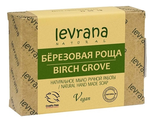 

Натуральное мыло ручной работы Березовая роща Natural Hand Made Soap Birch Grove 100г