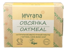 Levrana Натуральное мыло ручной работы Овсянка Natural Hand Made Soap Oatmeal 100г