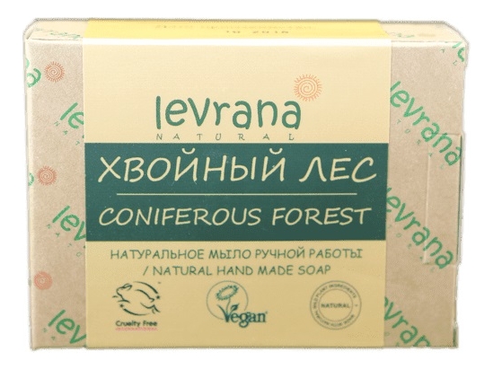 

Натуральное мыло ручной работы Хвойный лес Natural Hand Made Soap Coniferous Gorest 100г
