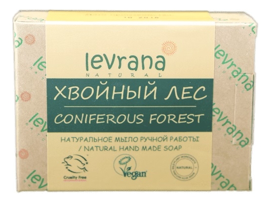 Натуральное мыло ручной работы Хвойный лес Natural Hand Made Soap Coniferous Gorest 100г