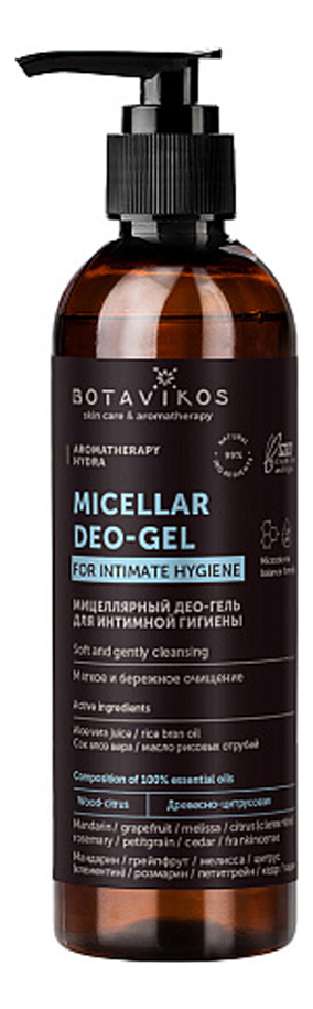 

Мицеллярный део-гель для интимной гигиены Aromatherapy Body Hydra 200мл