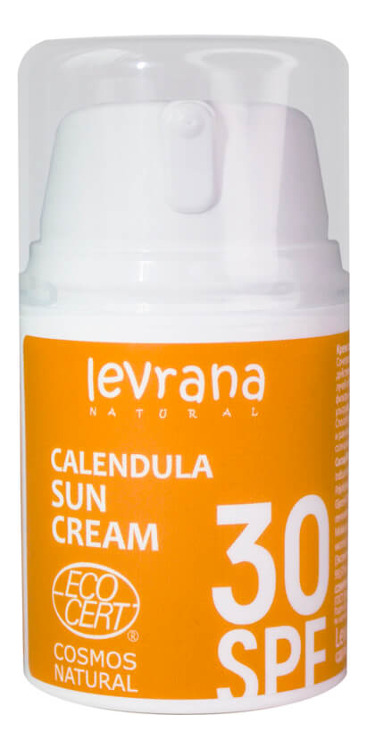 Солнцезащитный крем для тела с гидролатом календулы Calendula Sun Cream 50мл: Крем SPF30