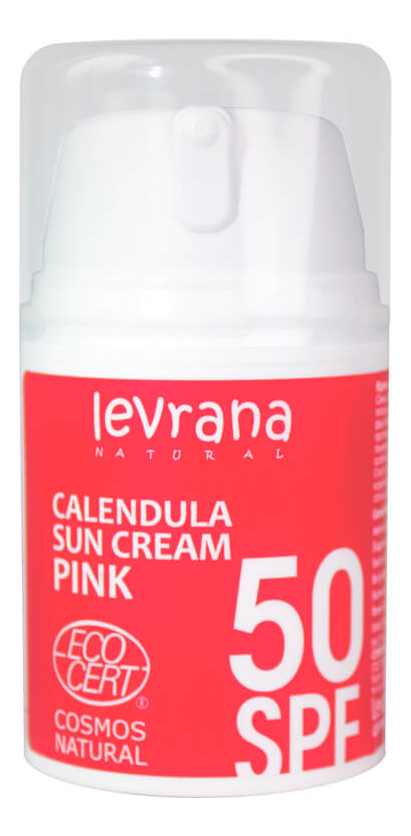 Солнцезащитный крем для тела с гидролатом календулы Calendula Sun Cream 100мл: Крем SPF50