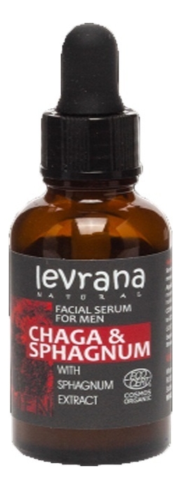 

Сыворотка с экстрактом древесного гриба и таежного мха Chaga & Sphagnum Facial Serum For Men 30мл