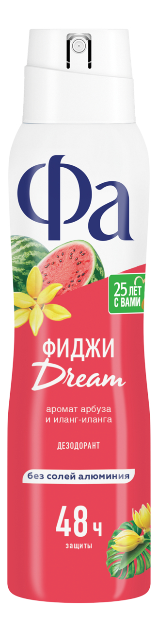 

Дезодорант-спрей Ритмы острова Фиджи Dream 150мл