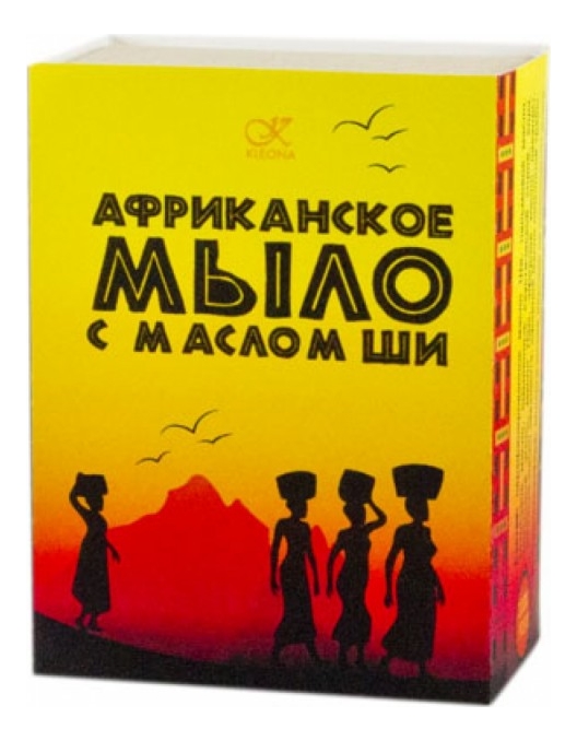 Африканское мыло с маслом Ши 120г мыло крафт упаковка спивакъ африканское с маслом ши 100 г