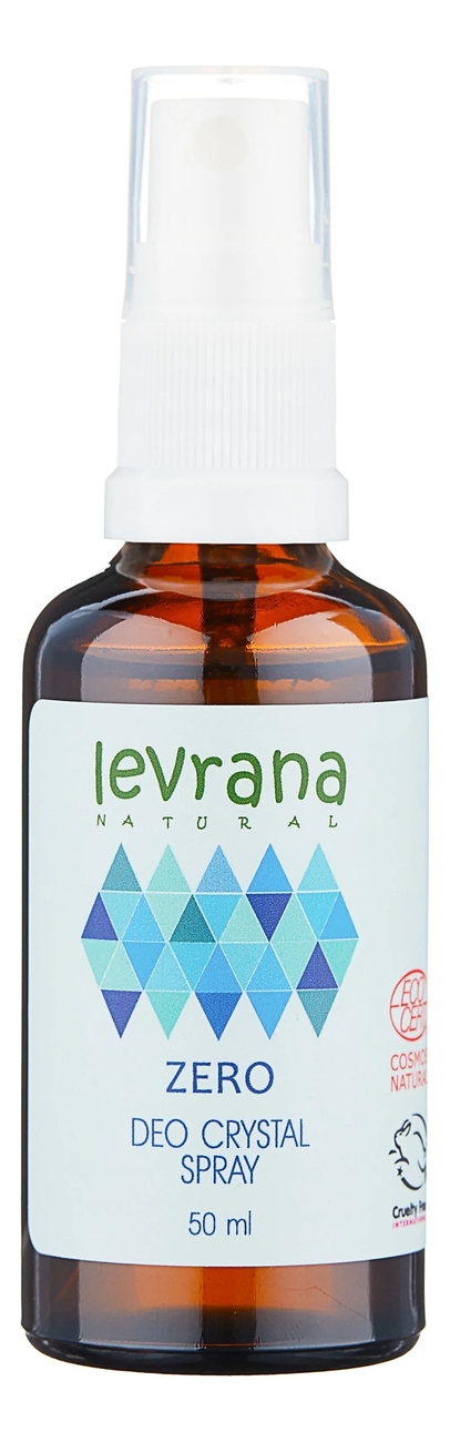 Купить Натуральный дезодорант-спрей Zero Deo Crystal Spray 50мл (без аромата), Levrana