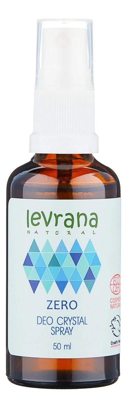 Levrana натуральный дезодорант-спрей zero deo crystal spray 50мл (без ...