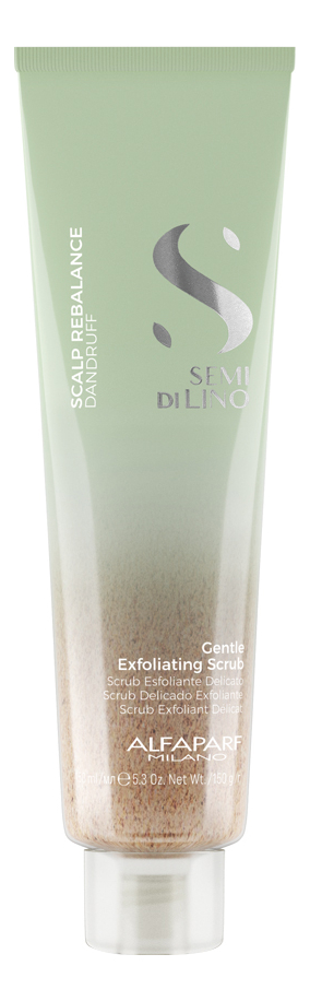 Скраб против перхоти Semi Di Lino Scalp Rebalance Dandruff Gentle Exfolianting Scrub 150мл