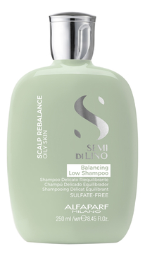 Балансирующий шампунь для волос Semi Di Lino Scalp Rebalance Oily Skin Balancing Low Shampoo 250мл