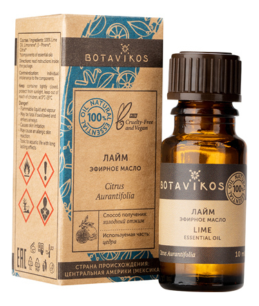 

Эфирное масло Лайм сладкий 100% Citrus Aurantifolia 10мл