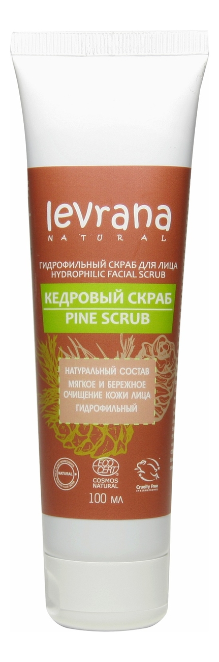 Купить Гидрофильный скраб для лица Кедровый Hydrophilic Facial Scrub Pine 100мл, Levrana