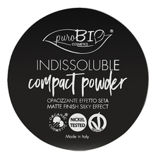 puroBIO Пудра для макияжа лица Indissoluble Compact Powder 9г