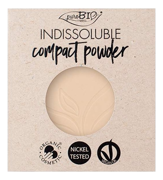Пудра для макияжа лица Indissoluble Compact Powder 9г: No 02 (запасной блок) пудра для макияжа лица indissoluble compact powder 9г no 01