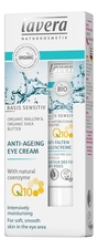Lavera Омолаживающий крем для области вокруг глаз Basis Sensitiv Anti-Ageing Eye Cream Q10 15мл