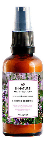 Натуральный крем для лица с лифтинг эффектом Natural Face Cream 50мл, INNATURE  - Купить