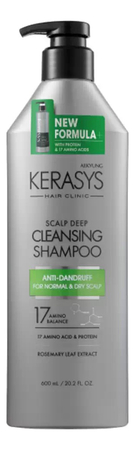 Kerasys Освежающий шампунь для кожи головы Hair Clinic Scalp Care Deep Cleansing Shampoo