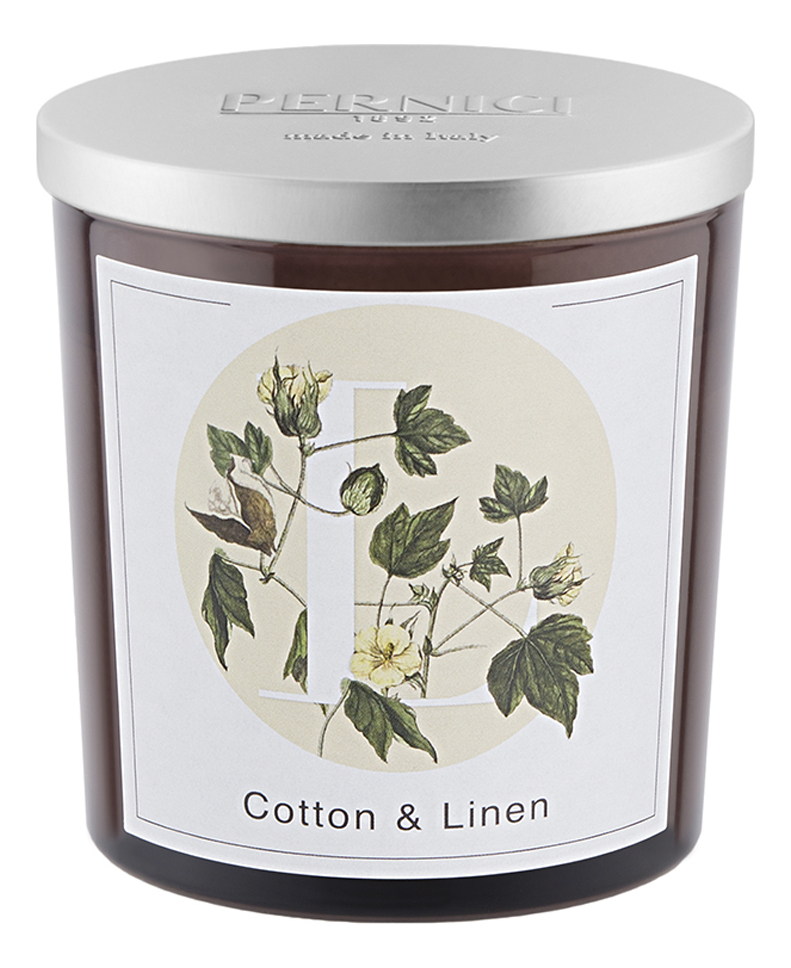 

Ароматическая свеча Хлопок и Лен: свеча 350г, Ароматическая свеча Хлопок и Лен