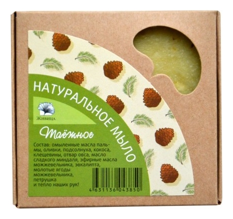 

Натуральное мыло Таежное 120г