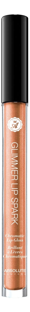 

Блеск для губ Glimmer Lip Spark Chromatic Lip Gloss 1,7мл: Amber, Блеск для губ Glimmer Lip Spark Chromatic Lip Gloss 1,7мл