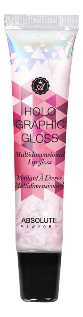 

Блеск для губ Holographic Lip Gloss 16мл: MLHG03 Pink Ice, Блеск для губ Holographic Lip Gloss 16мл