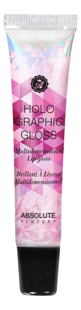 

Блеск для губ Holographic Lip Gloss 16мл: MLHG05 Pink Gem, Блеск для губ Holographic Lip Gloss 16мл