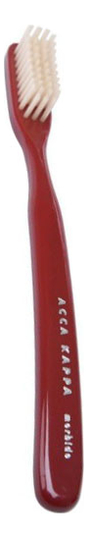 Зубная щетка из нейлоновой щетины Vintage Toothbrush Medium Nylon Red 21J5804RB