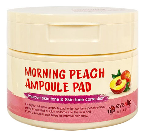 

Диски пропитанные эссенцией с экстрактом персика Morning Peach Ampoule Pad 120мл