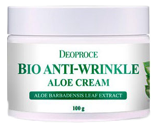 Крем для лица с экстрактом алоэ вера Bio Anti-Wrinkle Aloe Cream 100г