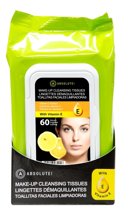 

Салфетки для cнятия макияжа Make-Up Cleansing Tissue Vitamin E: Салфетки 60шт, Салфетки для cнятия макияжа Make-Up Cleansing Tissue Vitamin E
